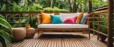 Canapé extérieur Bali : design rétro et confort durable pour vos espaces