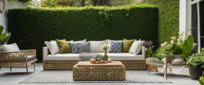 Canapé extérieur en textilène : pourquoi choisir ce tissu durable